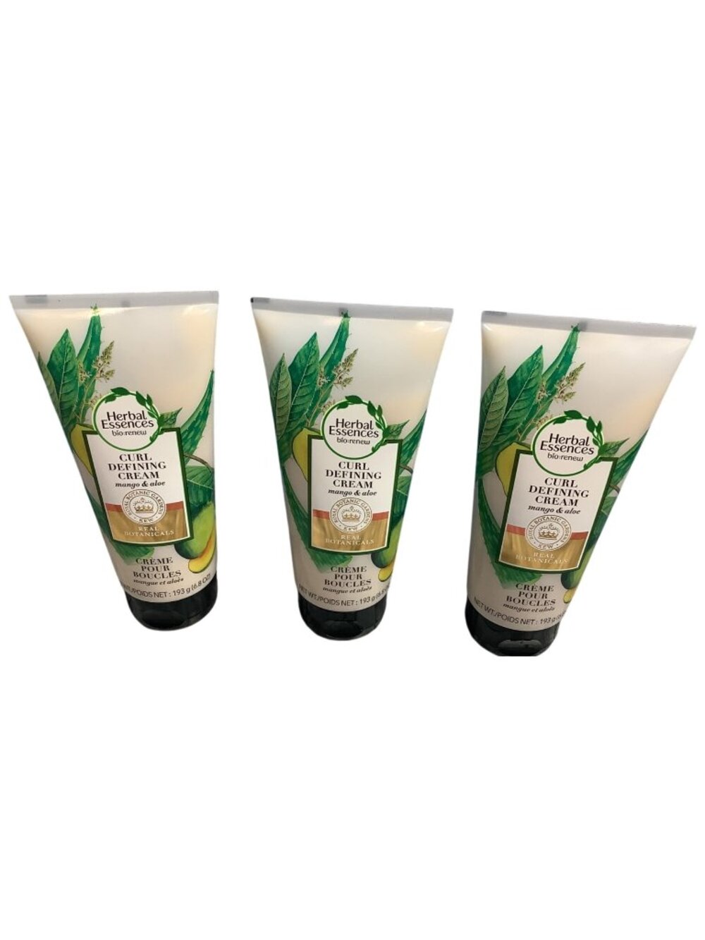 3-Pack Herbal Essences Bio:Renew Curl Defining Cream Mango & Aloe 6.8 oz Each